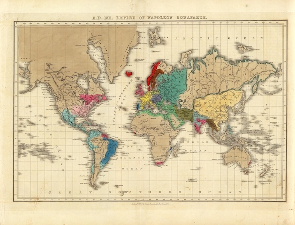 A.D. 1811. Empire of Napoleon Bonaparte.