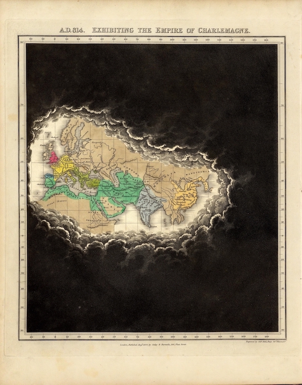 A.D. 814. Exhibiting The Empire Of Charlemagne.