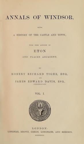 Aquatint & Lithography - Annals of Windsor Vol. 1