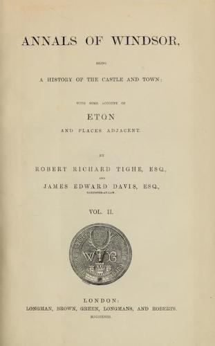 Aquatint & Lithography - Annals of Windsor Vol. 2
