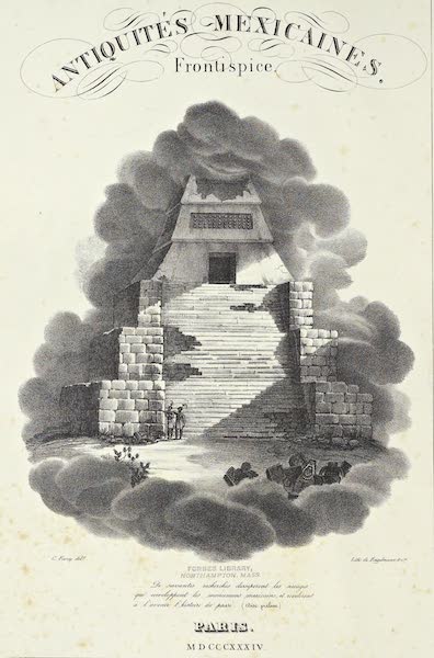 Antiquites Mexicaines - Illustrated Title Page (Frontispiece) (1844)