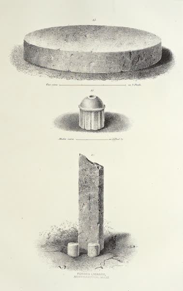 Antiquites Mexicaines - 3ème Expedition - Planche XLL, XLIII & XLV (1844)