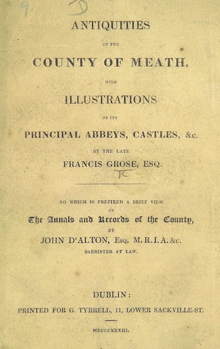 Archaeology - Antiquities of the County of Meath