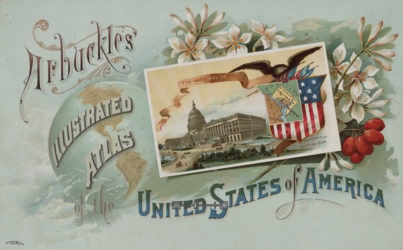 Aquatint & Lithography - Arbuckles' Illustrated Atlas of the United States of America