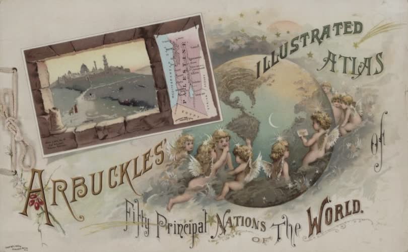 Aquatint & Lithography - Arbuckles' Illustrated Atlas of the World