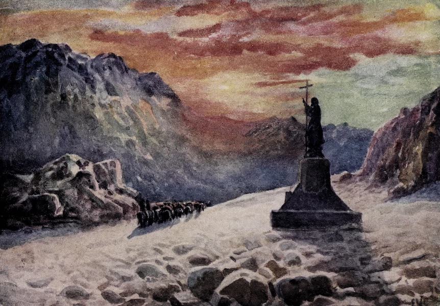 The Statue of Christ on the Argentine-chilean Frontier : Sunrise