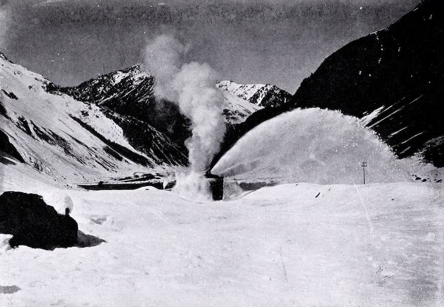 Snow Plough at Work in the Cordilleras