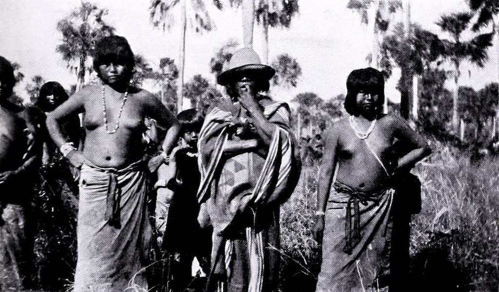 A Maca Chieftain and His Daughters