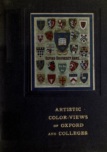Artistic Colored Views of Oxford - Front Cover (1900)