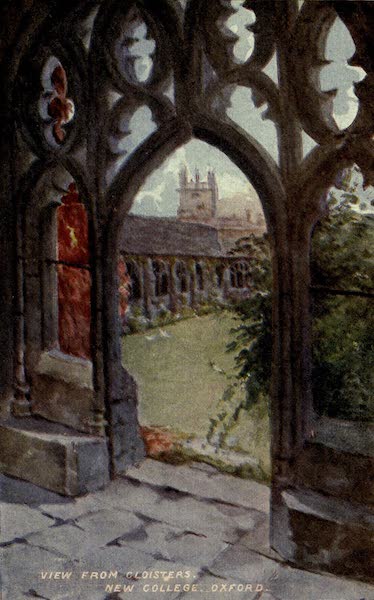 View from Cloisters, New College, Oxford