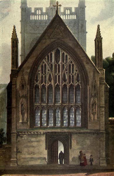 Artistic Colored Views of Oxford - Merton College Chapel, Oxford (1900)