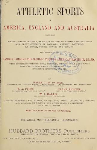 Athletic Sports in America, England and Australia (1889)