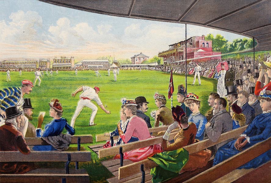 Athletic Sports in America, England and Australia - Cricket Game and Lord's London (1889)