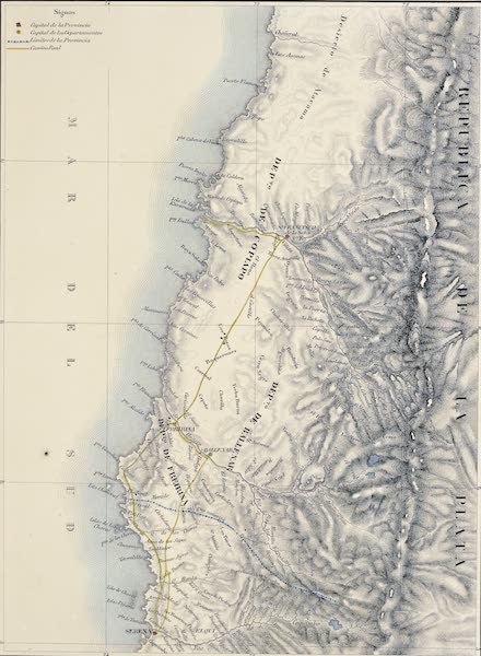 Atlas de Historia fisica y Politica de Chile Vol. 1 - Provincia de Atacama (1854)