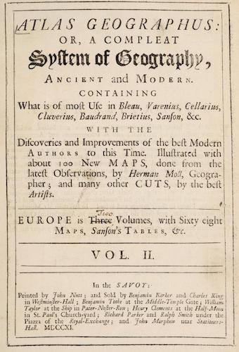 Geography - Atlas Geographus Vol. 2