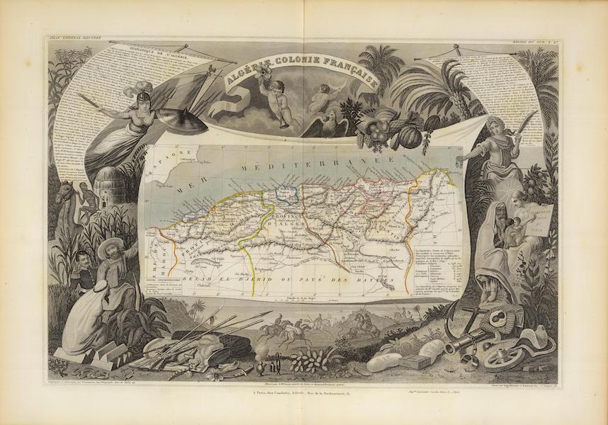 Atlas National Illustre - Algeria Colonie Francaise (1856)