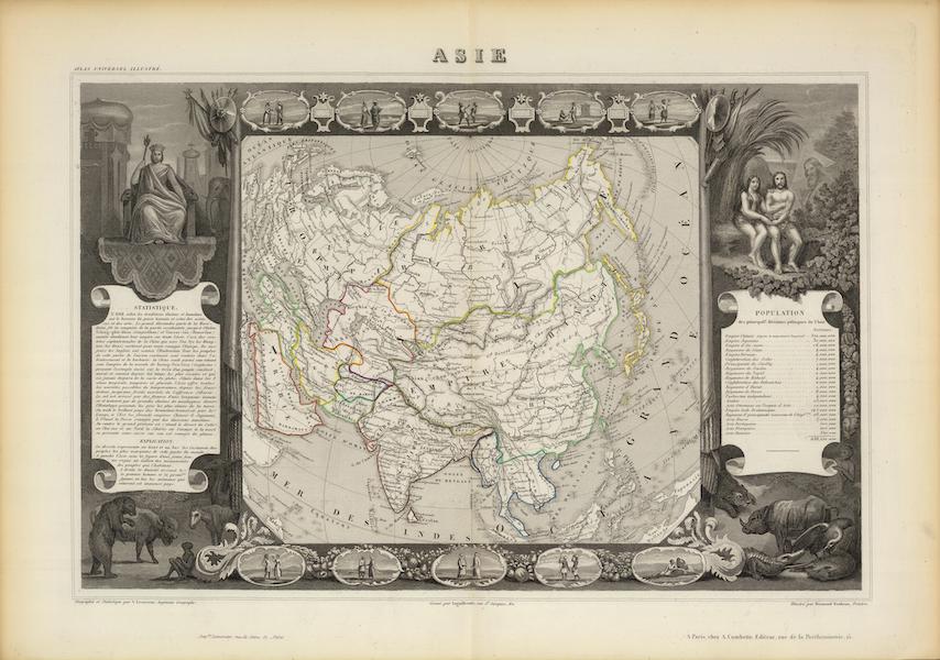 Atlas National Illustre - Asie (1856)