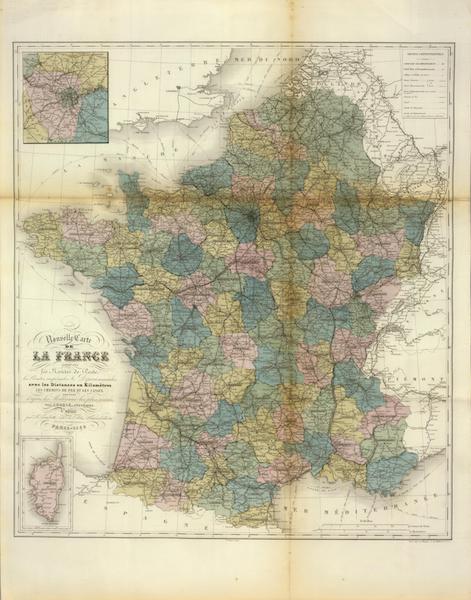 Atlas National Illustre - La France (1856)