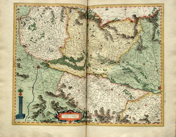 Atlas sive Cosmographicae - Alsatia superior (1595)