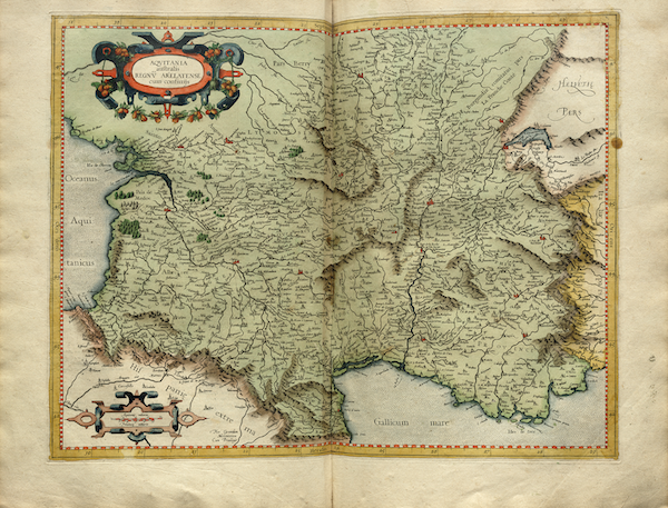 Atlas sive Cosmographicae - Aquitania, Arelatense (1595)