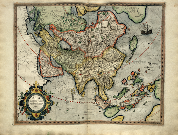 Atlas sive Cosmographicae - Asia (1595)