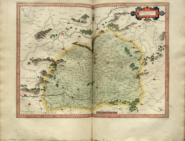 Atlas sive Cosmographicae - Burgundia [I] (1595)