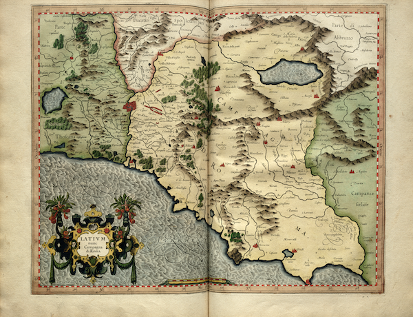 Atlas sive Cosmographicae - Campagna di Roma (1595)