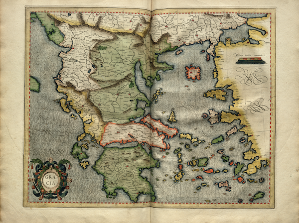 Atlas sive Cosmographicae - Graecia (1595)