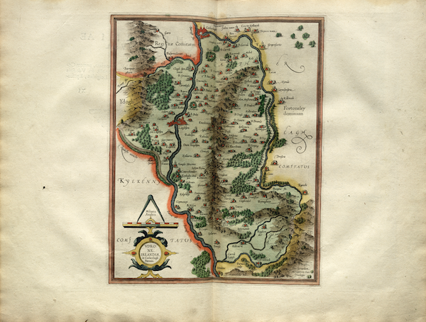 Atlas sive Cosmographicae - Hibernia [V] (1595)