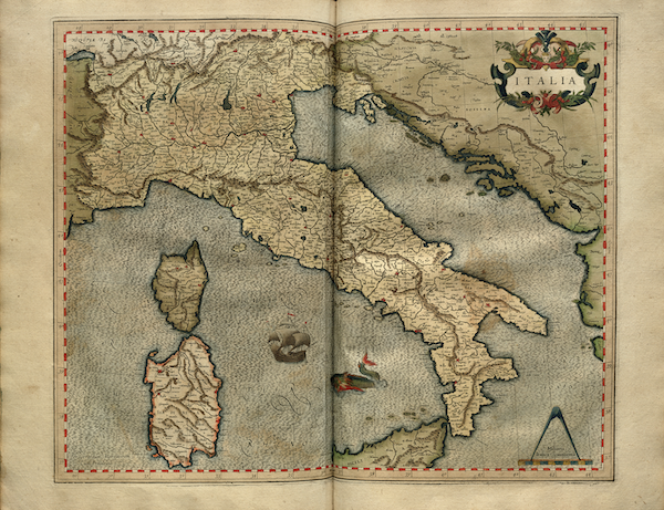 Atlas sive Cosmographicae - Italia (1595)