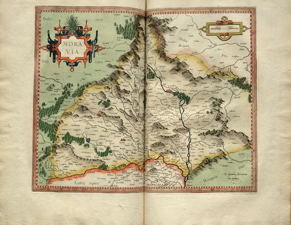 Atlas sive Cosmographicae - Moravia (1595)