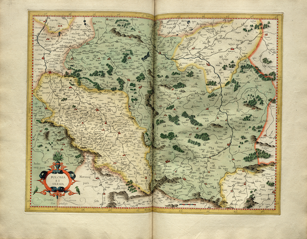 Atlas sive Cosmographicae - Polonia et Silesia (1595)