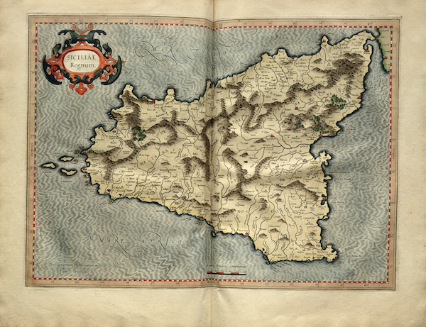 Atlas sive Cosmographicae - Sicilia (1595)