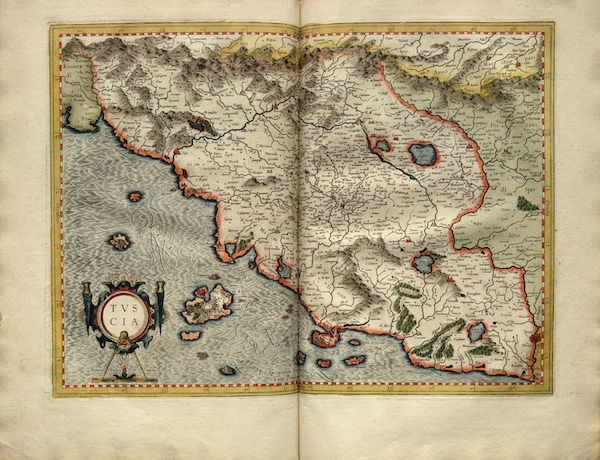Atlas sive Cosmographicae - Thuscia (1595)