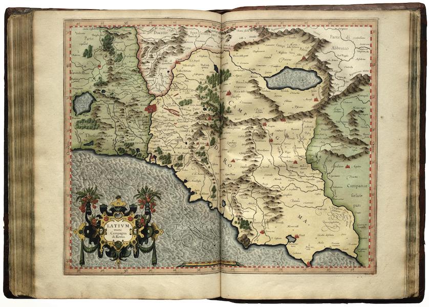 Atlas sive Cosmographicae - Campagna di Roma (1595)