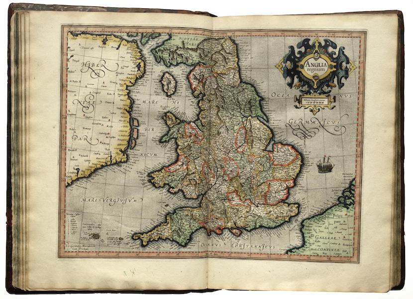 Atlas sive Cosmographicae - Anglia [I] (1595)