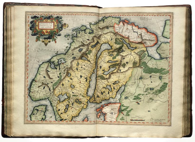 Atlas sive Cosmographicae - Norwegia & Suecia (1595)