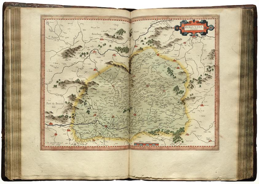 Atlas sive Cosmographicae - Burgundia [I] (1595)