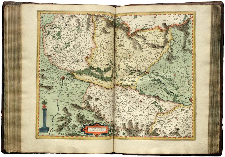 Atlas sive Cosmographicae - Alsatia superior (1595)