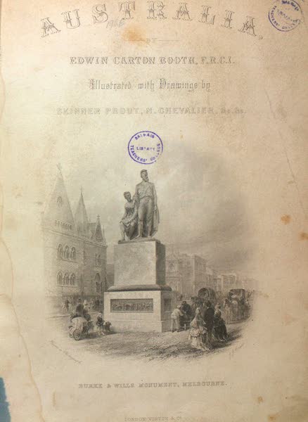 Australia Vol. 1 - Illustrated Title Page (1873)