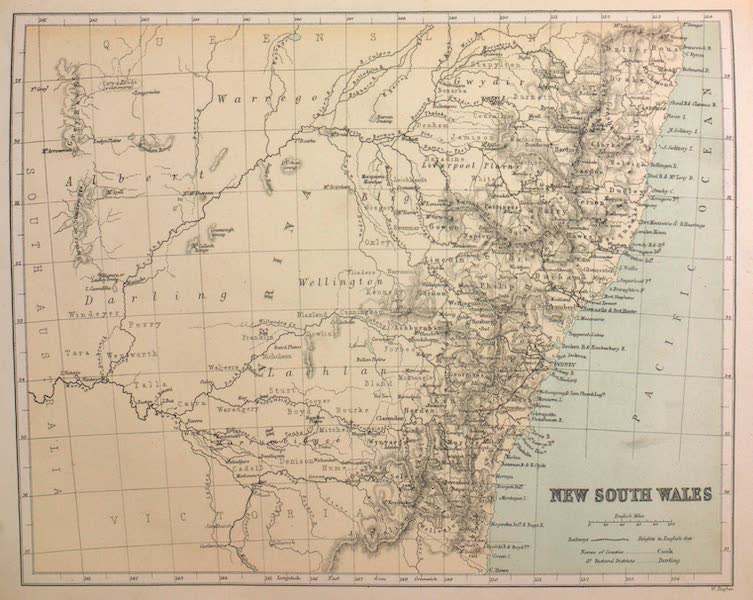 Australia Vol. 1 - Map of New South Wales (1873)