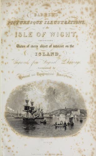 Aquatint & Lithography - Barber's Picturesque Guide to the Isle of Wight