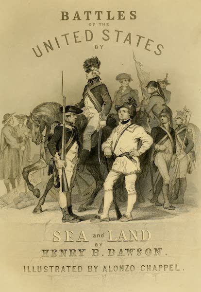 Battles of the United States Vol. II - Illustrated Title Page (1858)