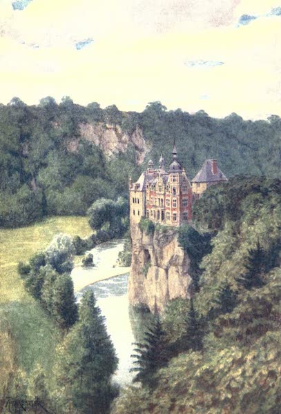 Belgium, Painted and Described - Chateau de Walzin, in the Lesse Valley (1908)