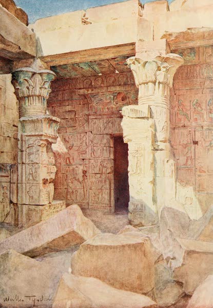 Below the Cataracts - Temple of Der El-Medineh at Thebes (1907)