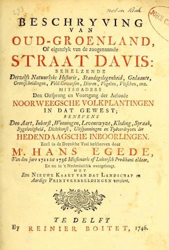 Dutch - Beschryving van Oud-Groenland