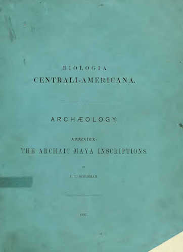 Archaeology - Biologia Centrali-Americana Vol. 2