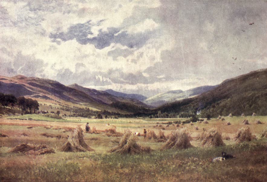 Bonnie Scotland Painted and Described - Looking up Glen Lochay near Killin, Perthshire (1912)