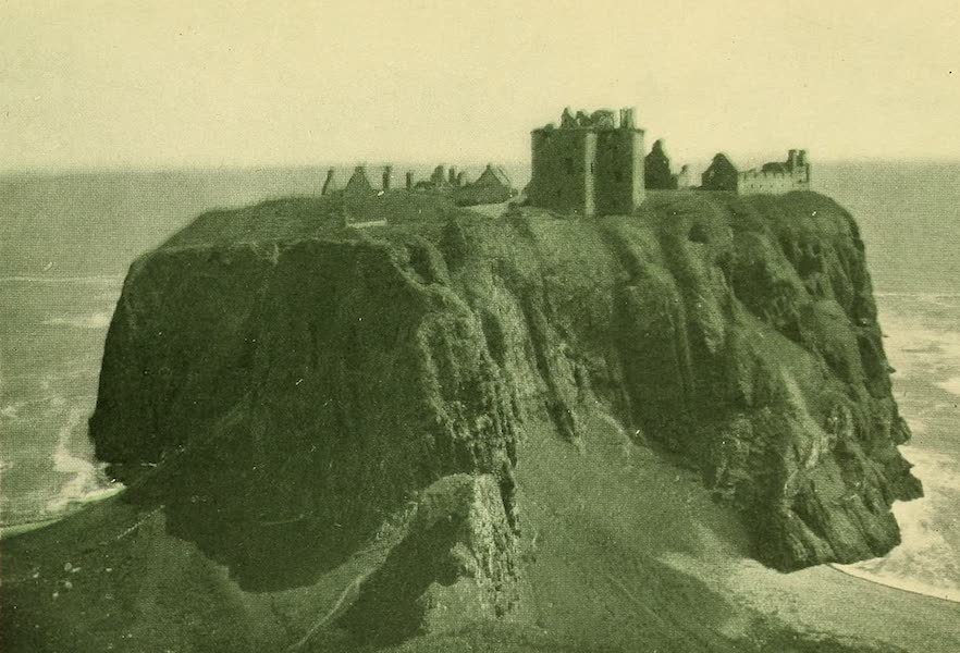 British Highways And Byways From A Motor Car - Dunnottar Castle, Stonehaven, near Aberdeen (1908)