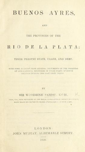 Aquatint & Lithography - Buenos Ayres, and the Provinces of the Rio de la Plata